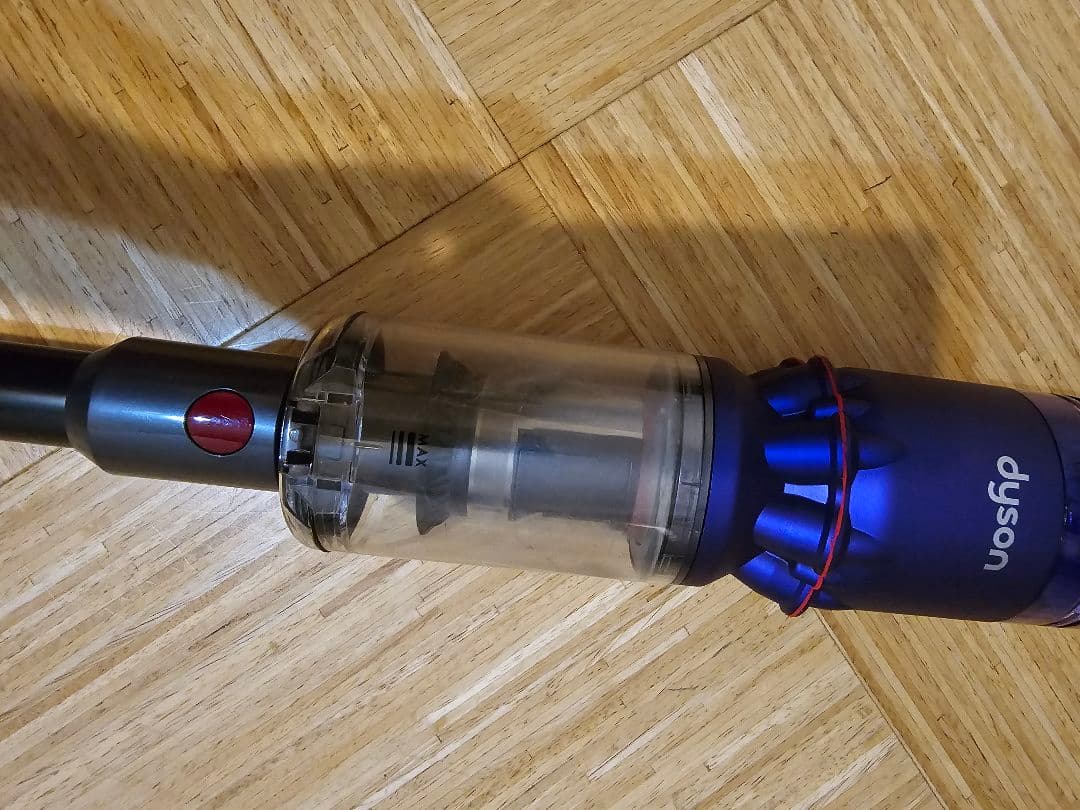 美品USED！ dysonスティッククリーナー本体 タブルヘッド　紫と黒