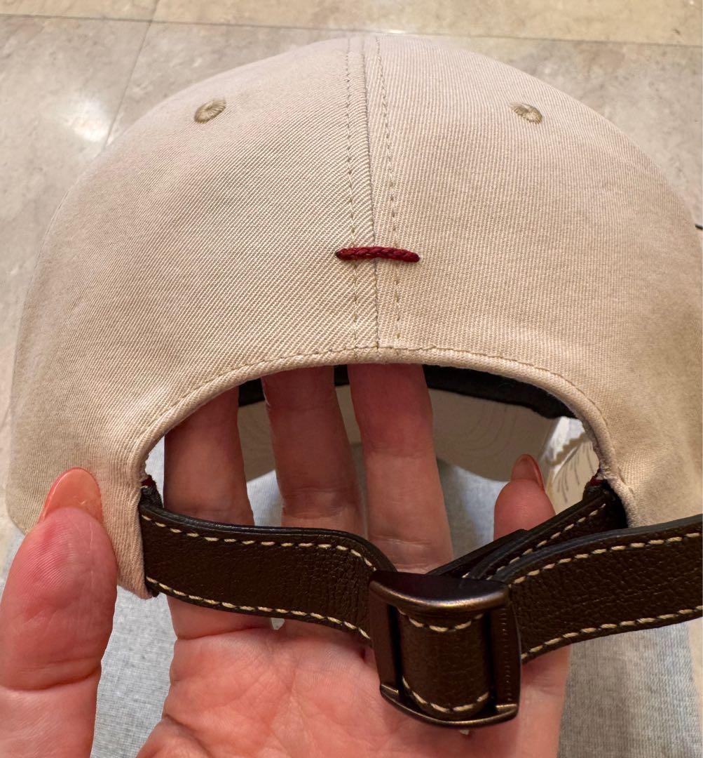 【新品未使用】BRUNERO CUCINELLI コットンキャップベージュ L