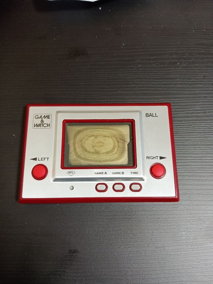 【レアGame&Watch Ball ゲームウォッチボール 1980年製 初期版