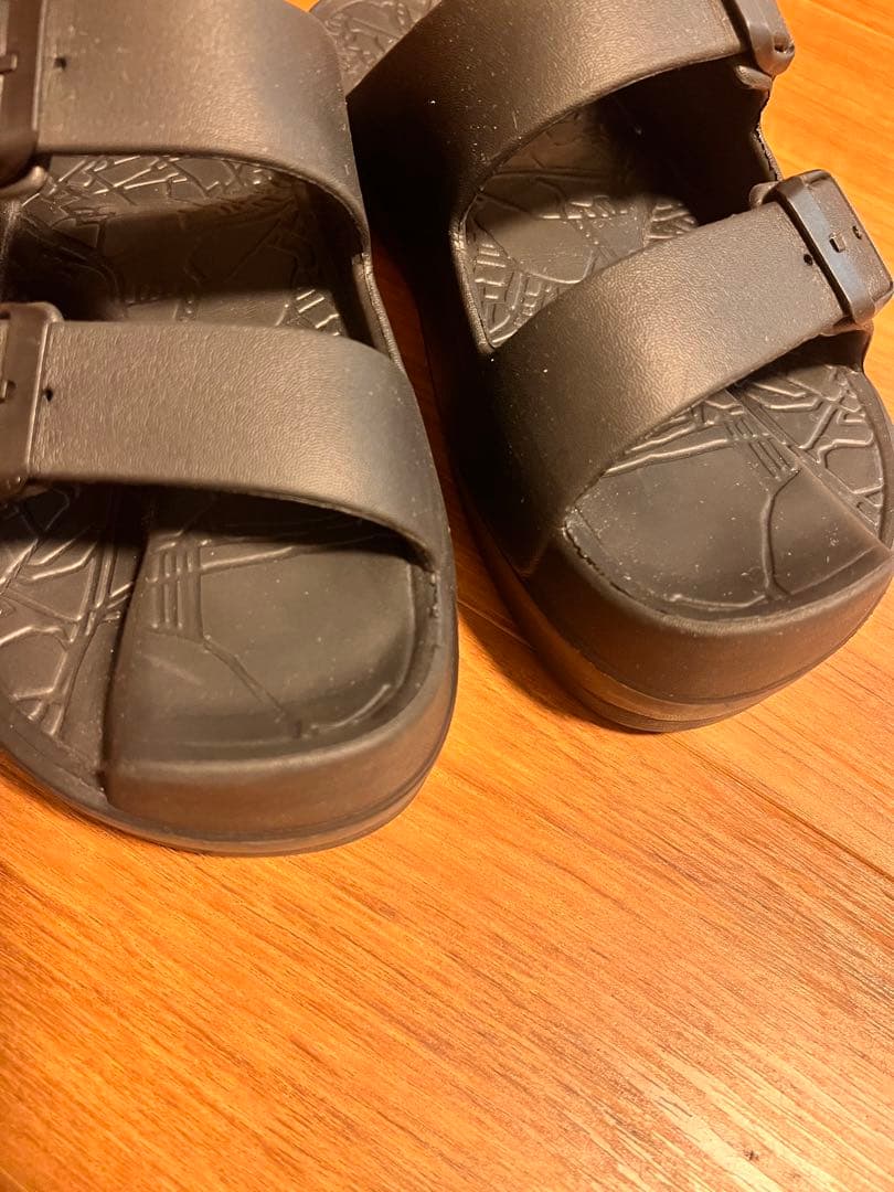 Racbaki ラクバキ イージーサンダル ラップ ブラック Mサイズ