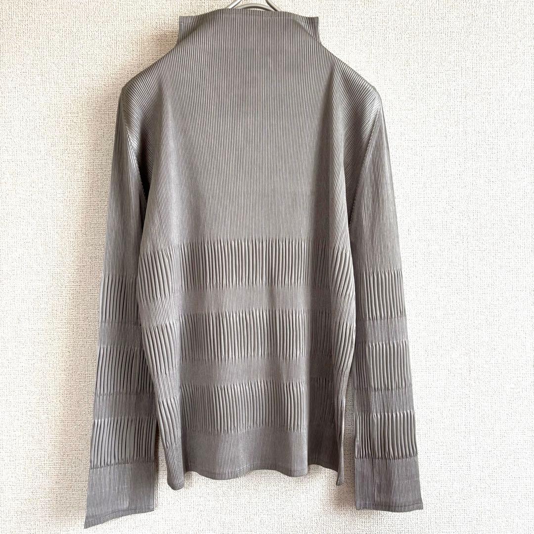 PLEATS PLEASE プリーツプリーズ 切り替え 長袖 イッセイミヤケ