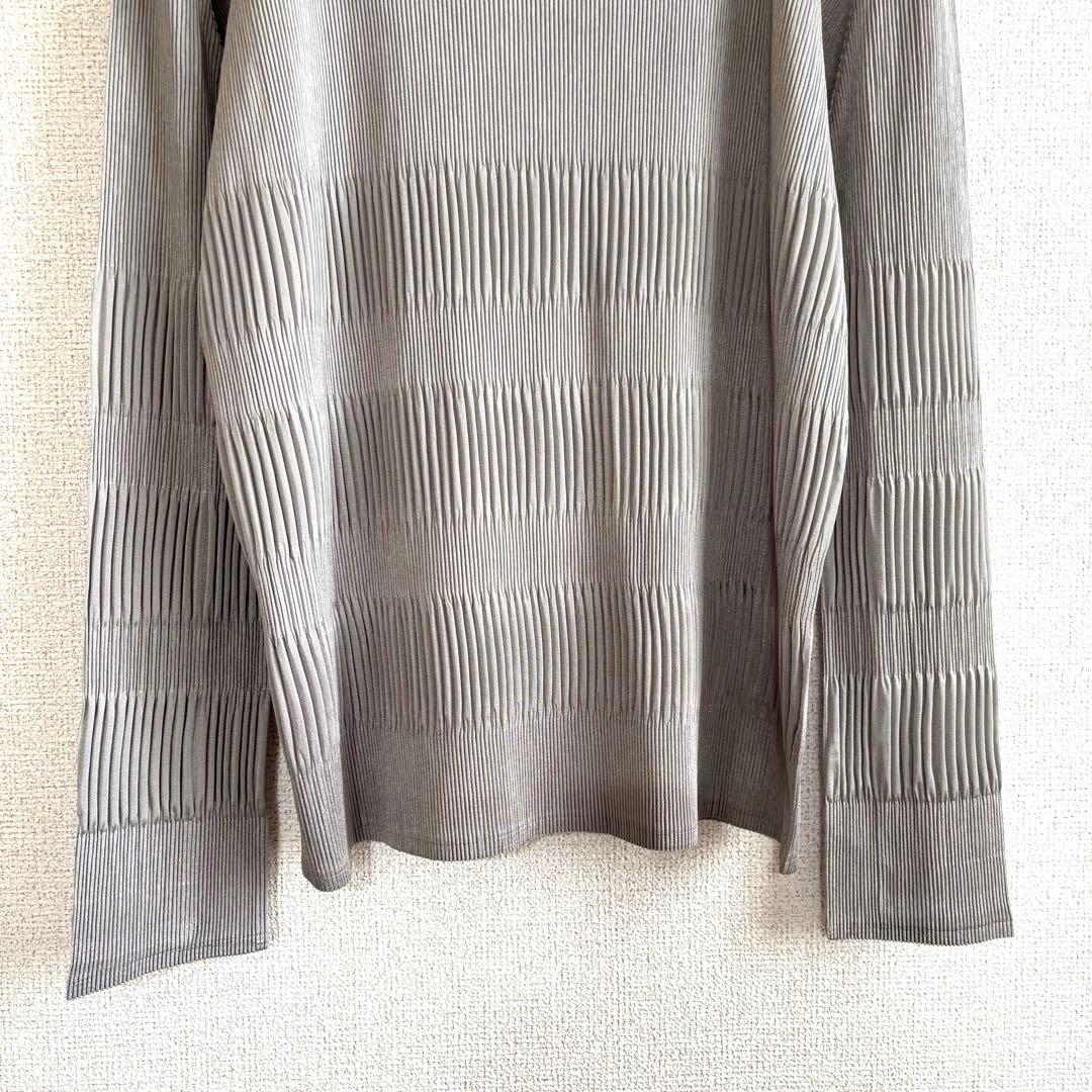 PLEATS PLEASE プリーツプリーズ 切り替え 長袖 イッセイミヤケ