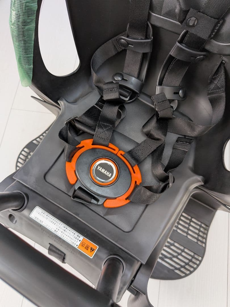 YAMAHA 自転車用チャイルドシート ブラック 新品クッションシート付き