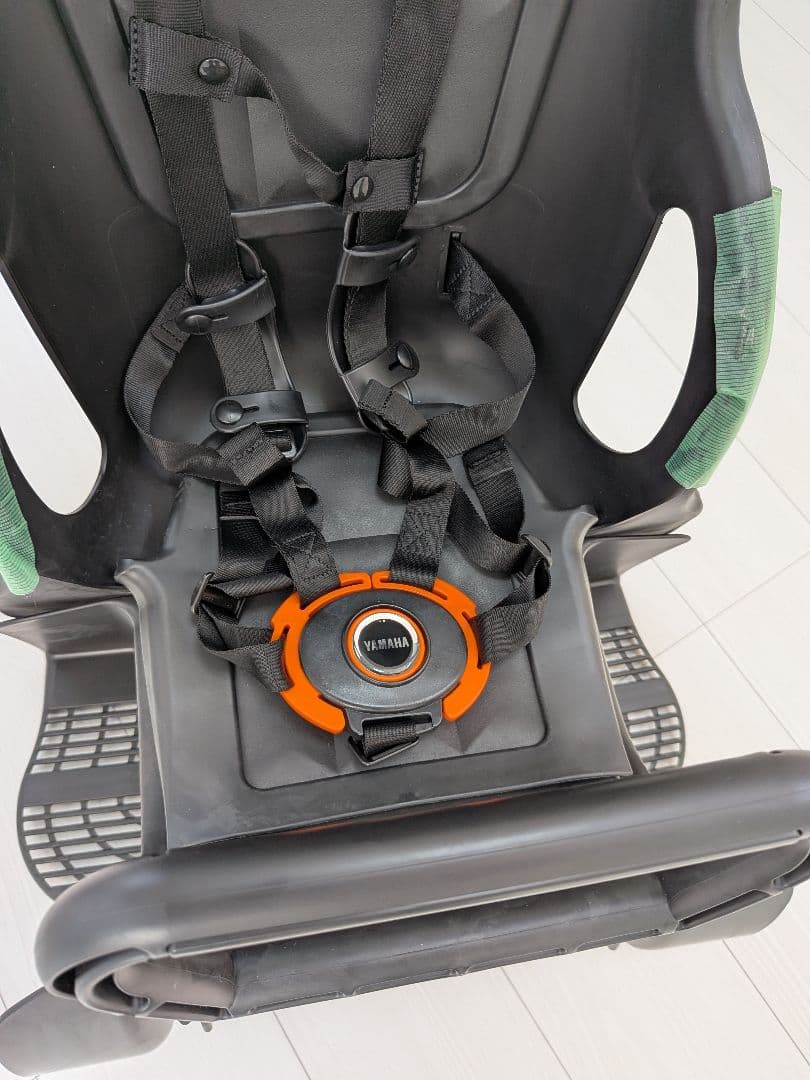 YAMAHA 自転車用チャイルドシート ブラック 新品クッションシート付き