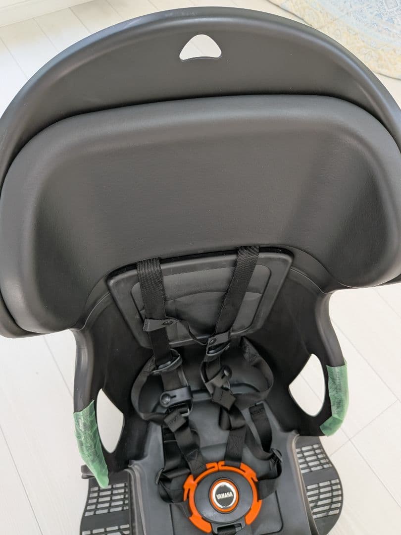 YAMAHA 自転車用チャイルドシート ブラック 新品クッションシート付き