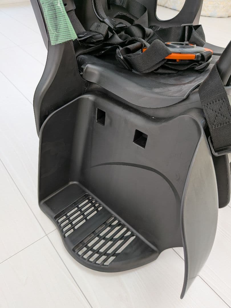 YAMAHA 自転車用チャイルドシート ブラック 新品クッションシート付き