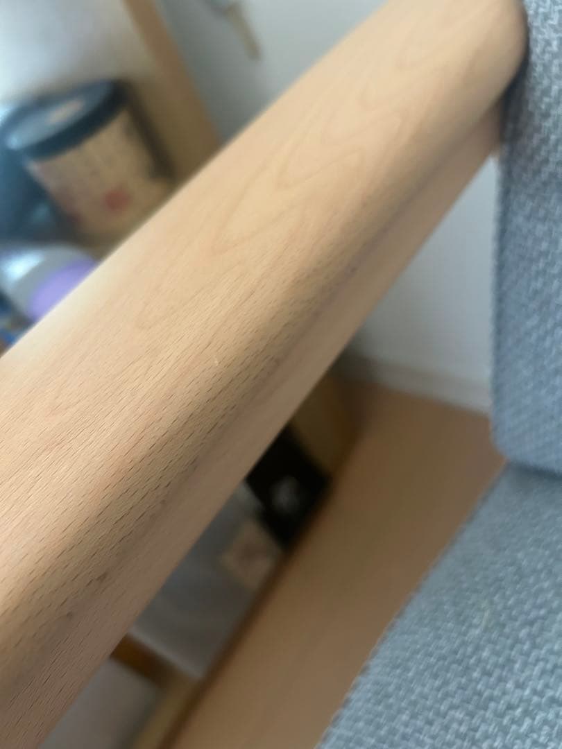 カリモク60 Ｋチェア2シーター　ミストグレー