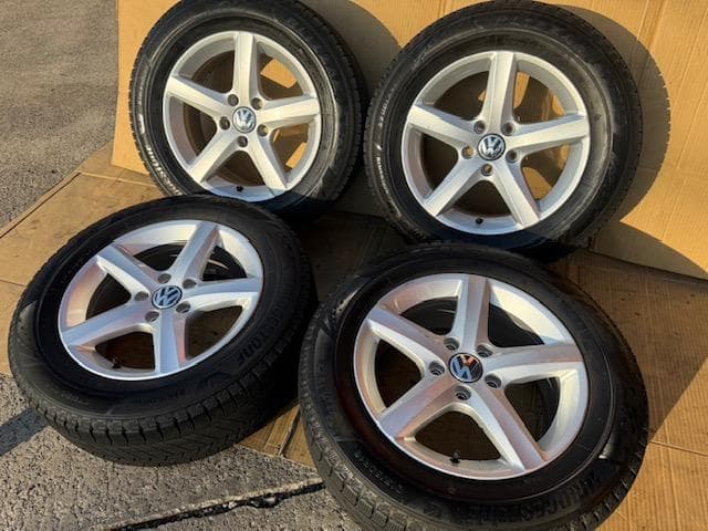 VW フォルクスワーゲン シャラン 純正 スタッドレスセット 215/60R16