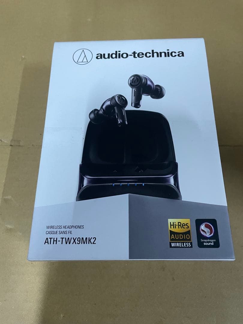 オーディオテクニカ ATH-TWX9MK2 BK(E) ワイヤレスイヤホン