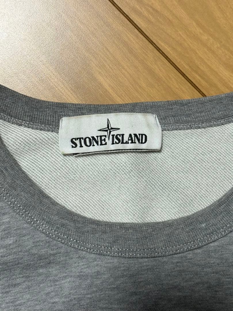 Stone  グレー クルーネック トレーナー