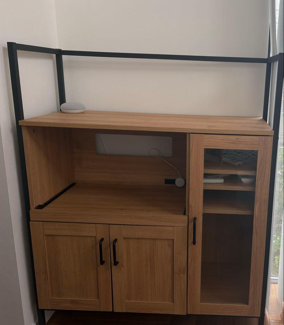 【お値下げ】【ニトリ】ヴィンテージテイストのレンジボード(NA)