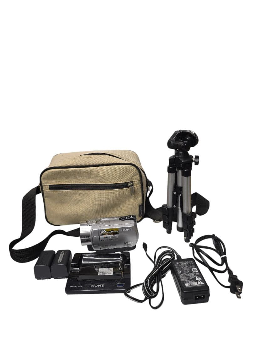 ビデオカメラSONY ソニー DCR-SR300 付属品多数　ヒンジ難有