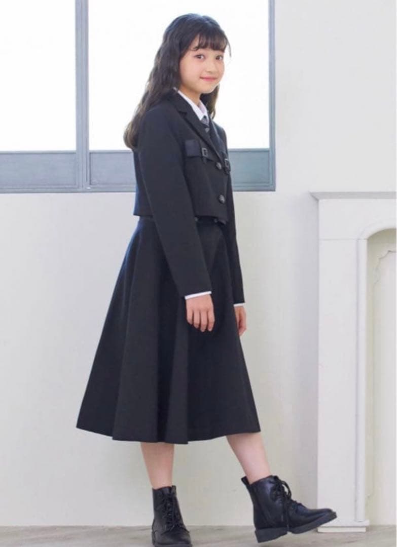 ELLE en noir ブラックフォーマルドレス （卒服）160