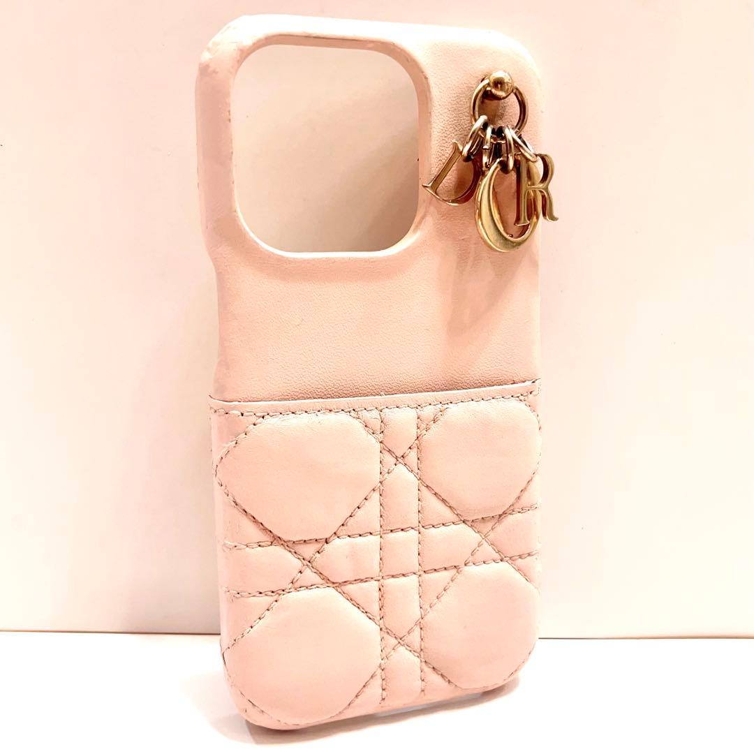 クリスチャンディオール iPhone15Pro スマホ カナージュ ピンク