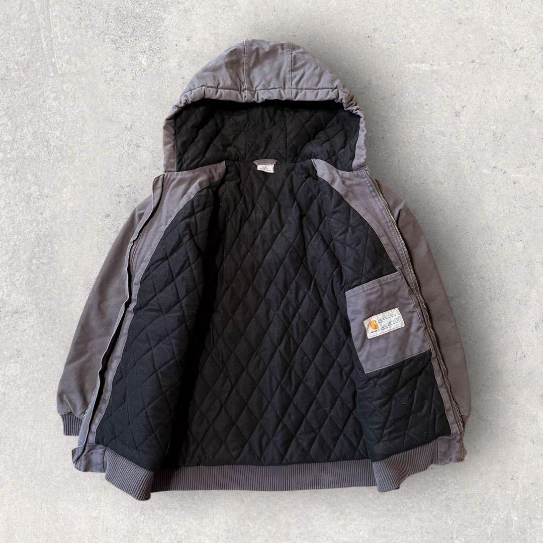 【カーハート】アクティブジャケット　グレー　レディースS ~M相当　人気カラー