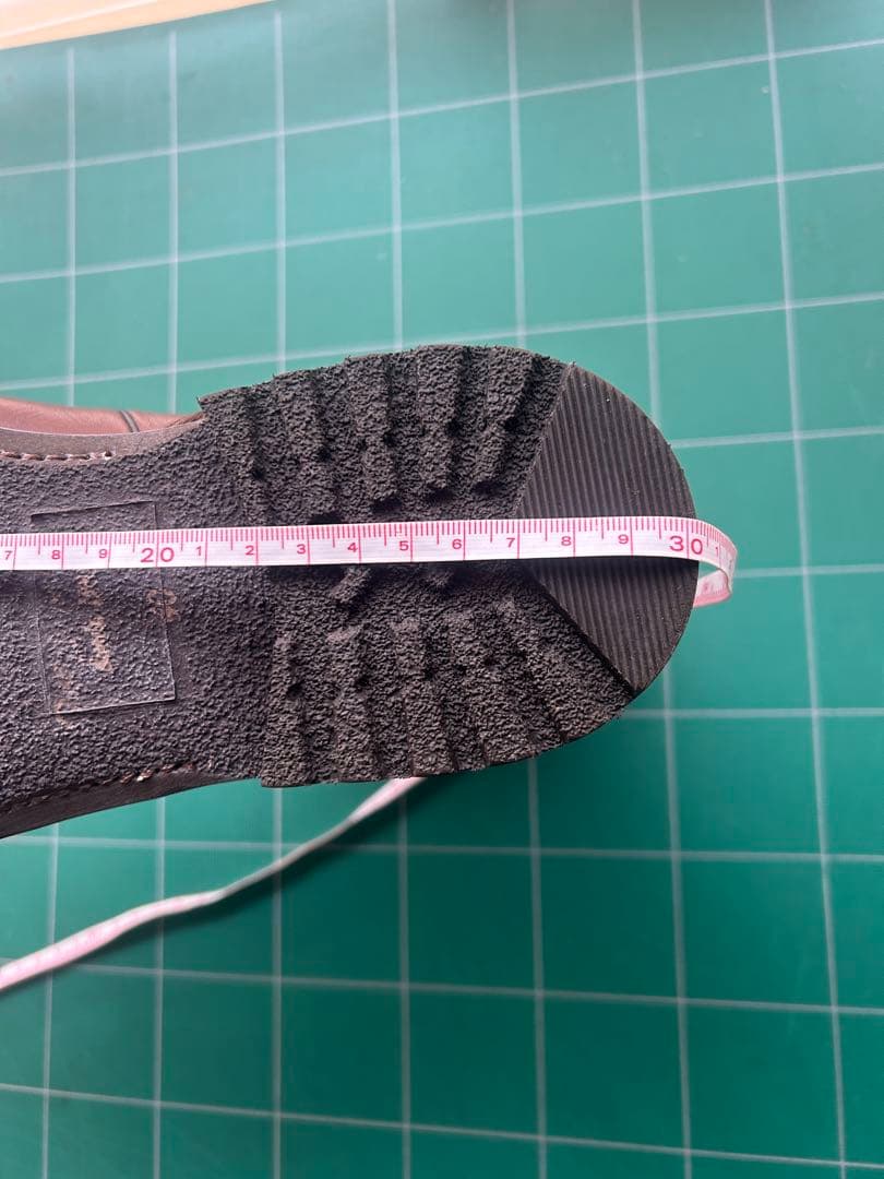 もやしもん【De gier】本革 ブラウン ジッパーブーツ フランス製