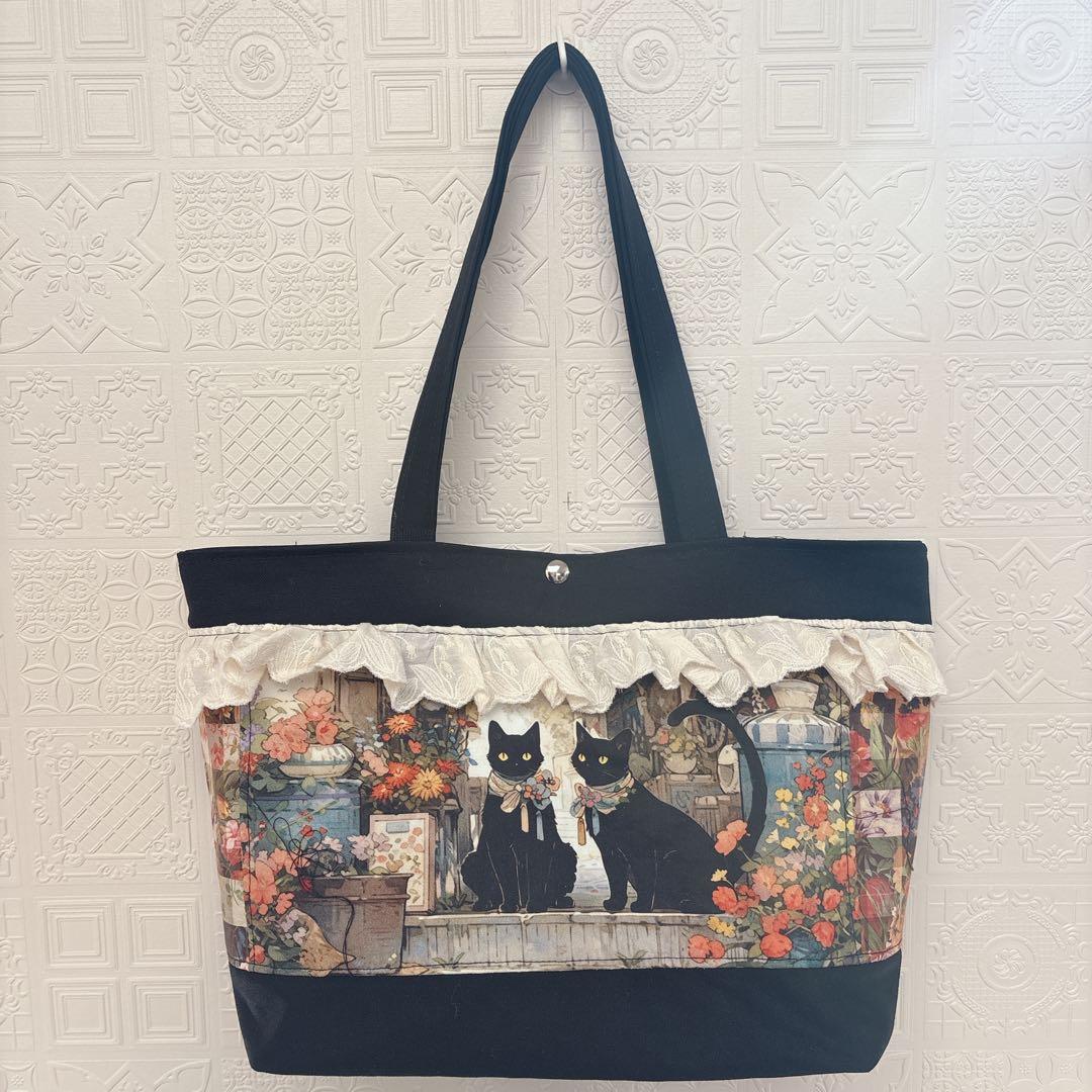 M3様オーダーページ♡猫柄♡リバティ♡ユキエモン♡トートバッグ2点♡