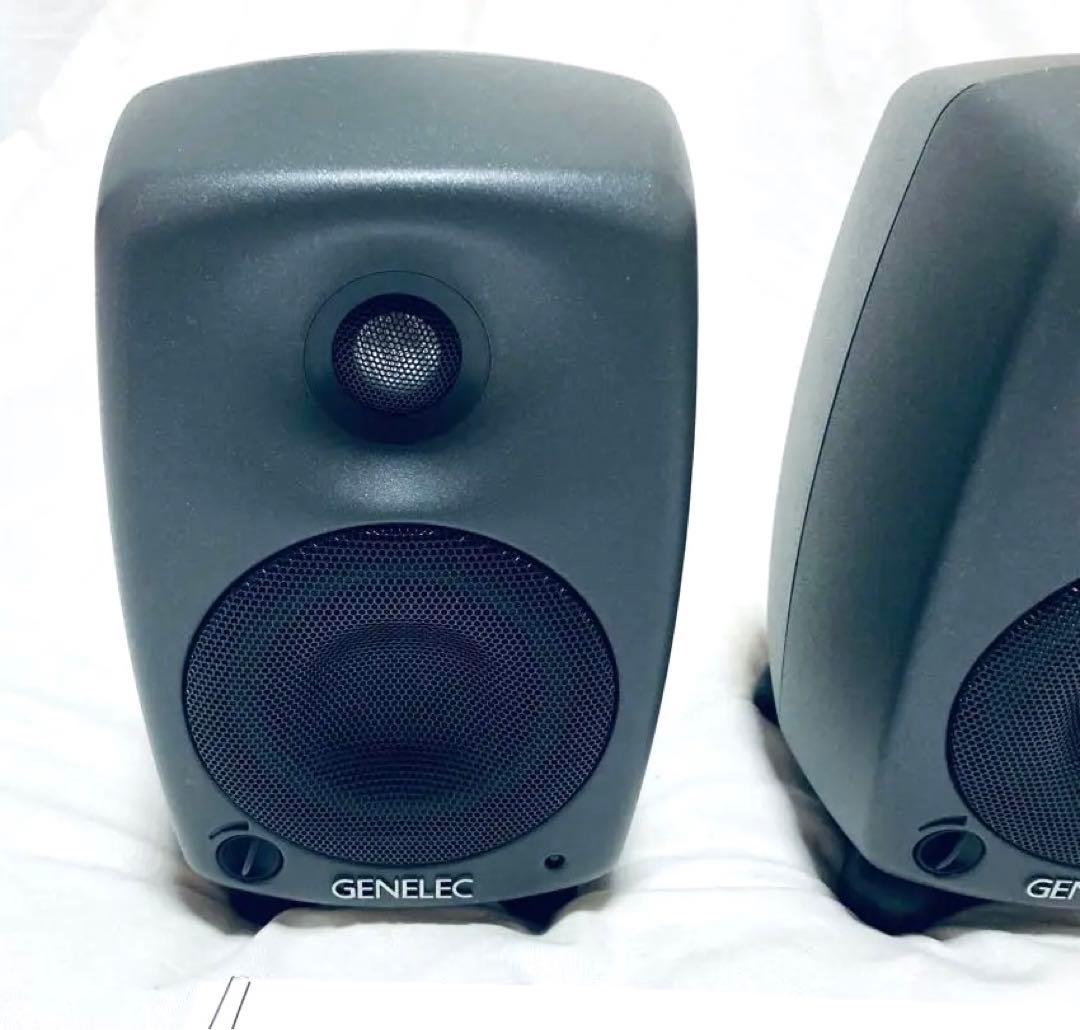 GENELEC 8020B スピーカー ペア 動作良好 台座・金具付 希少