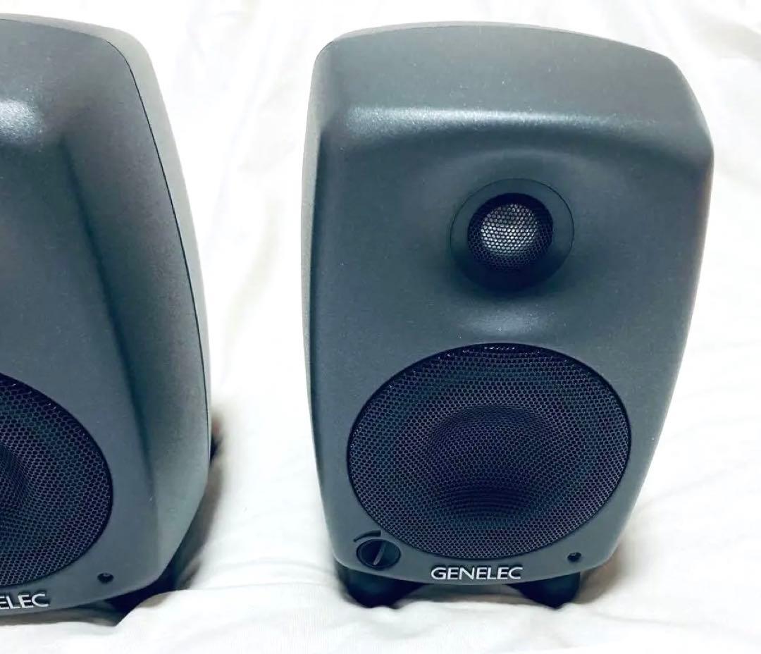 GENELEC 8020B スピーカー ペア 動作良好 台座・金具付 希少
