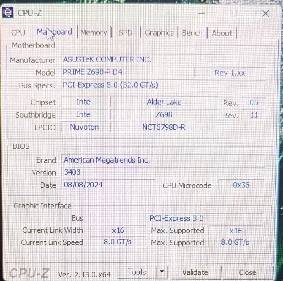 ASUS PRIME Z690-P D4 マザーボード　32Gメモリ付き　訳あり