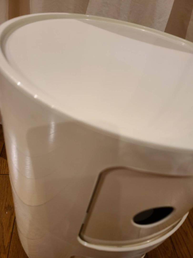 カルテル Kartell コンポニビリ ホワイト 2段 チェスト 中古家具