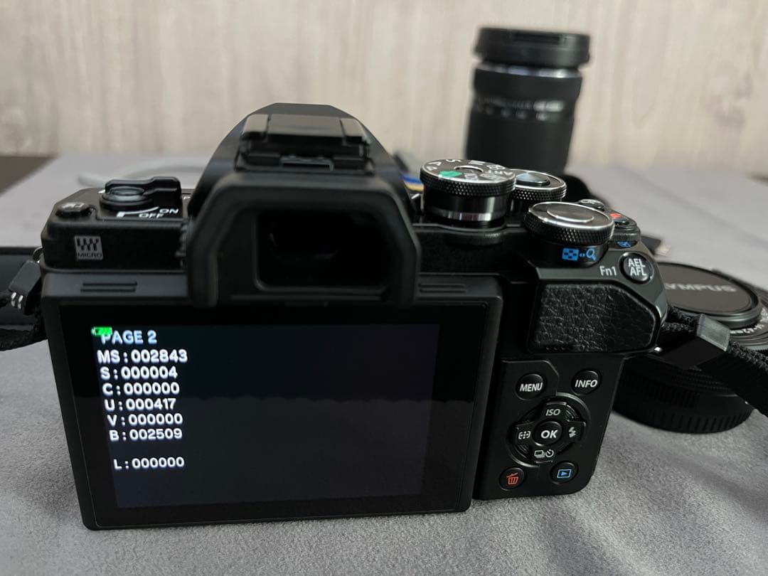 OLYMPUS OM-D EM10 MarkⅢ EXダブルズームキット ブラック