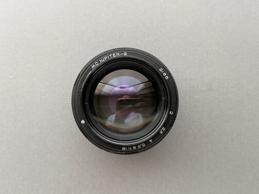 ロシア製　オールドレンズ　Jupiter-9 85mm F2 EFマウント