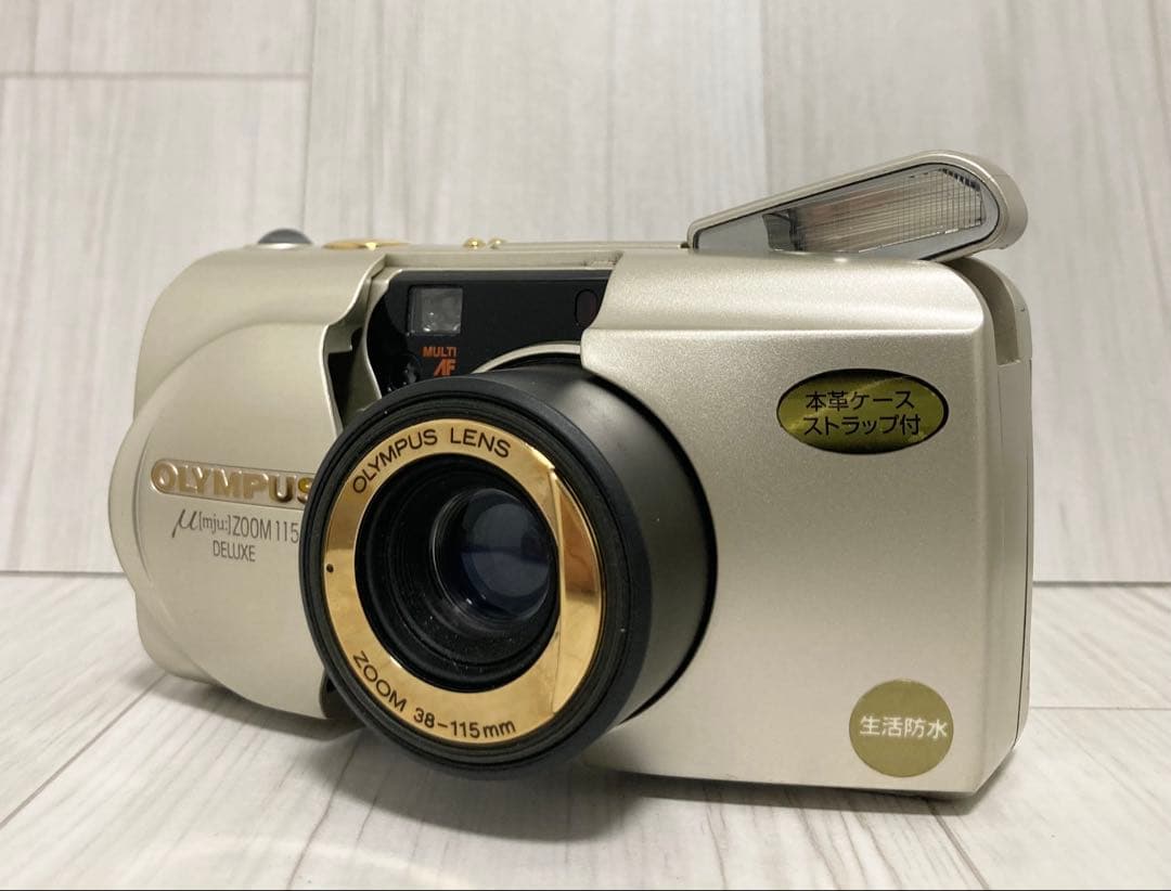 『動作確認済み』OLYMPUS μ【mju：】ZOOM 115 DELUXE