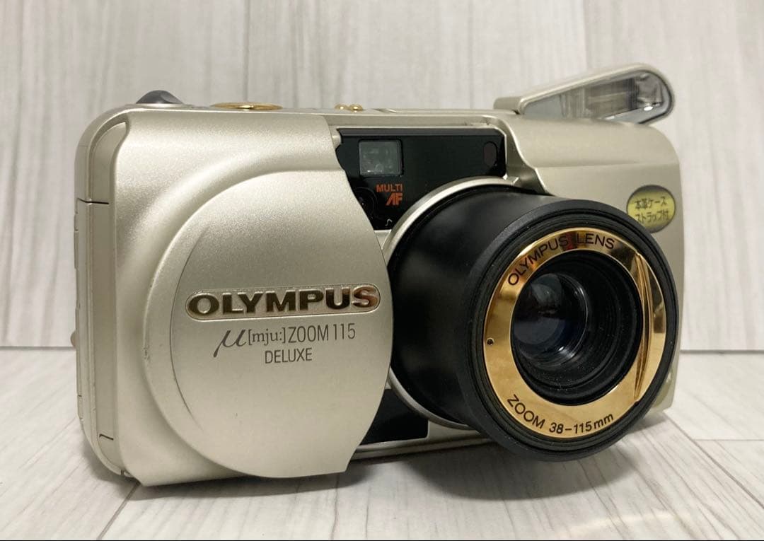 『動作確認済み』OLYMPUS μ【mju：】ZOOM 115 DELUXE