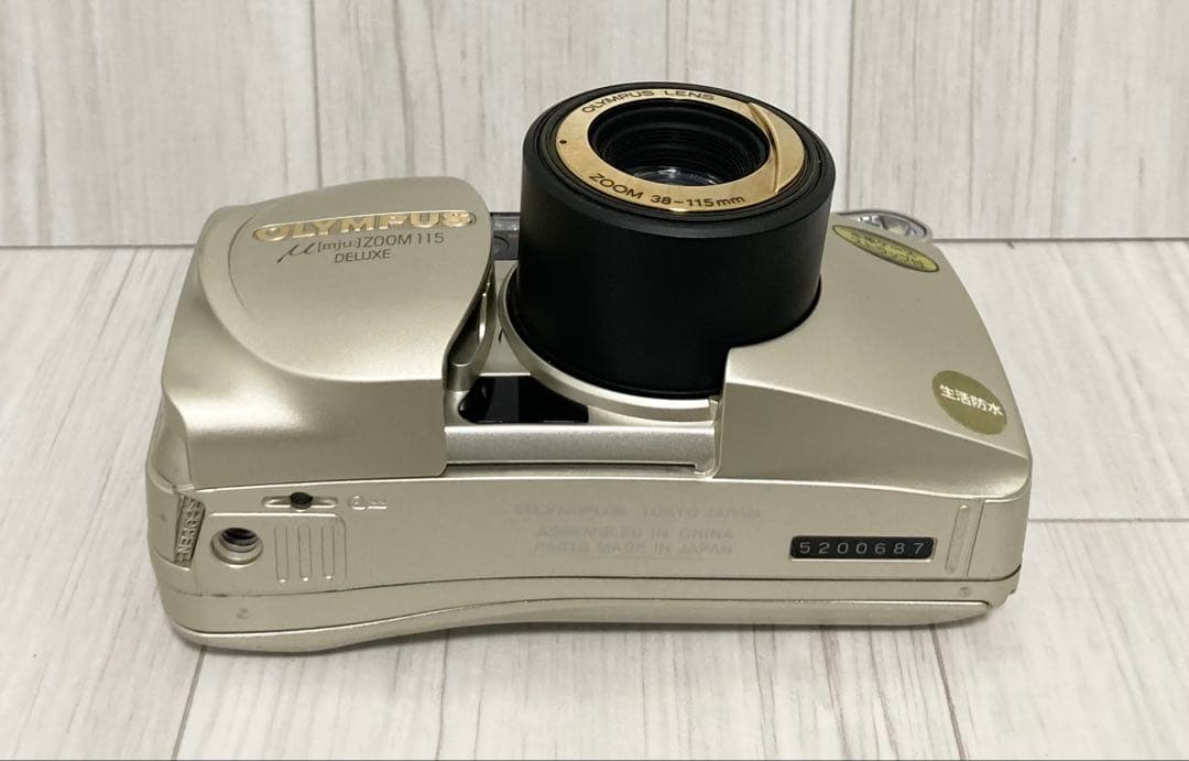 『動作確認済み』OLYMPUS μ【mju：】ZOOM 115 DELUXE