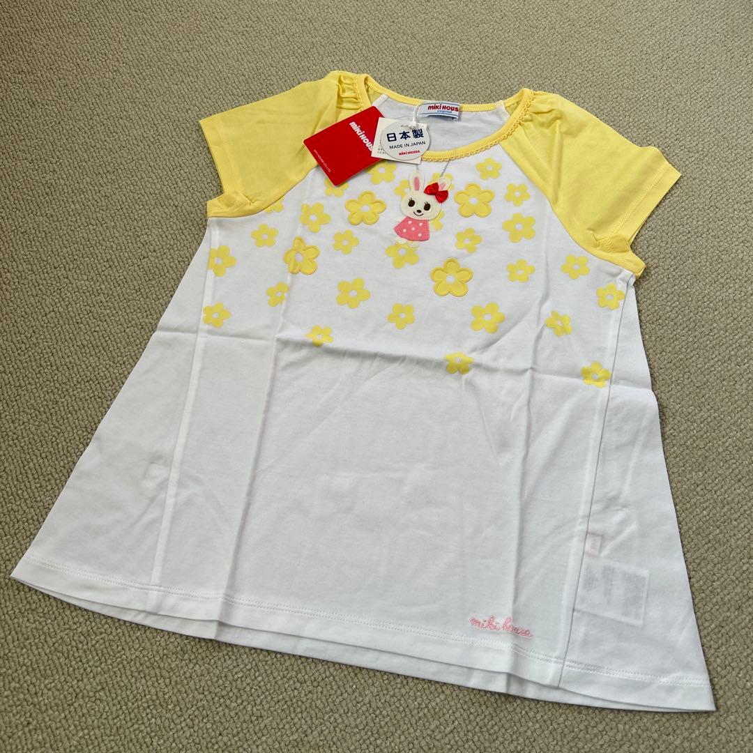 新品未使用 ミキハウス うさこ半袖カメラTシャツ
