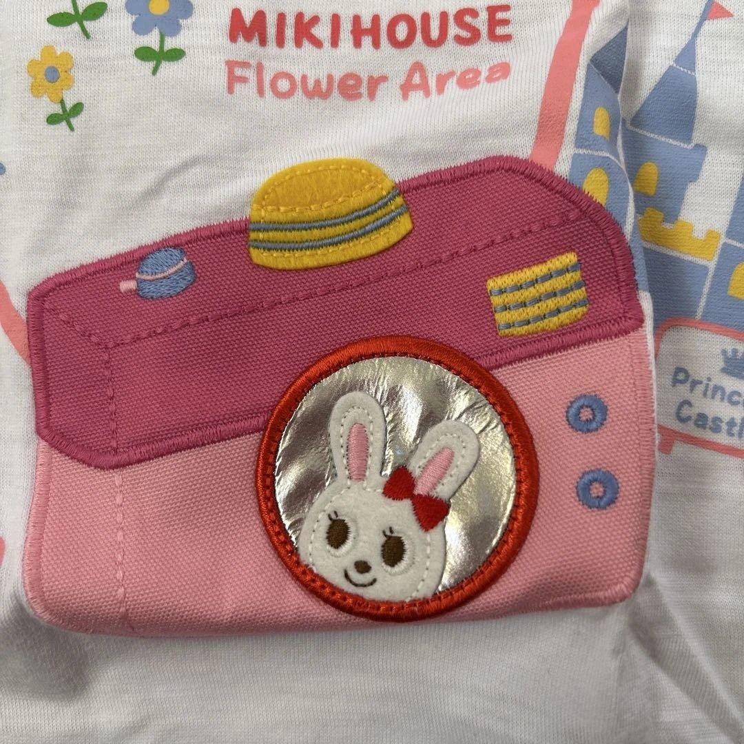 新品未使用 ミキハウス うさこ半袖カメラTシャツ