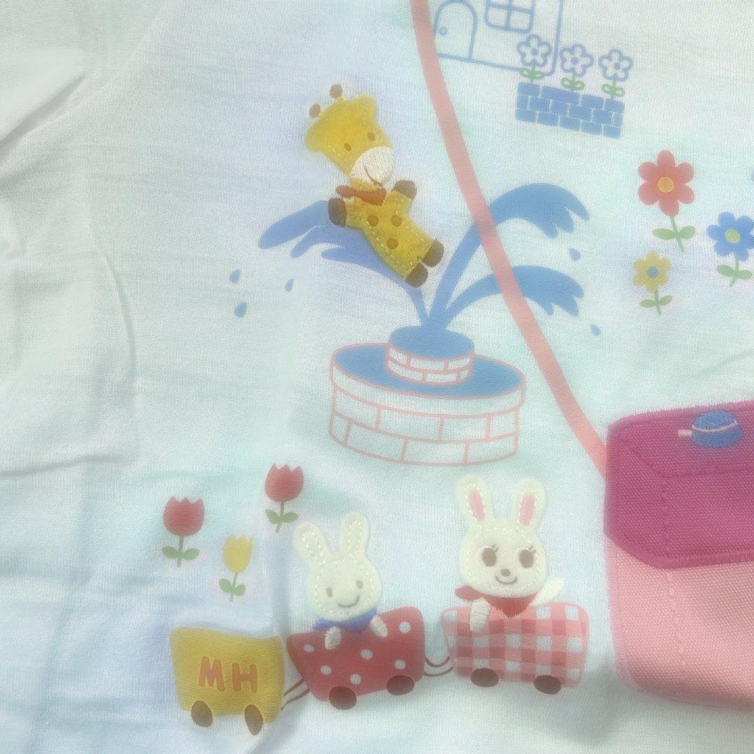 新品未使用 ミキハウス うさこ半袖カメラTシャツ