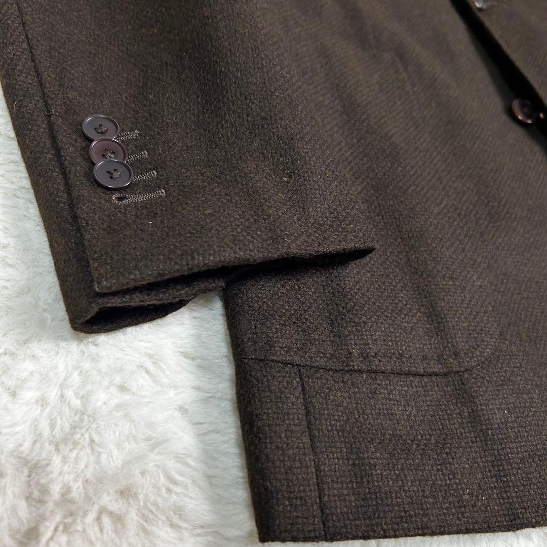 SHIPS ×Loro Piana カシミヤ　シルク混　ジャケット　茶色　S
