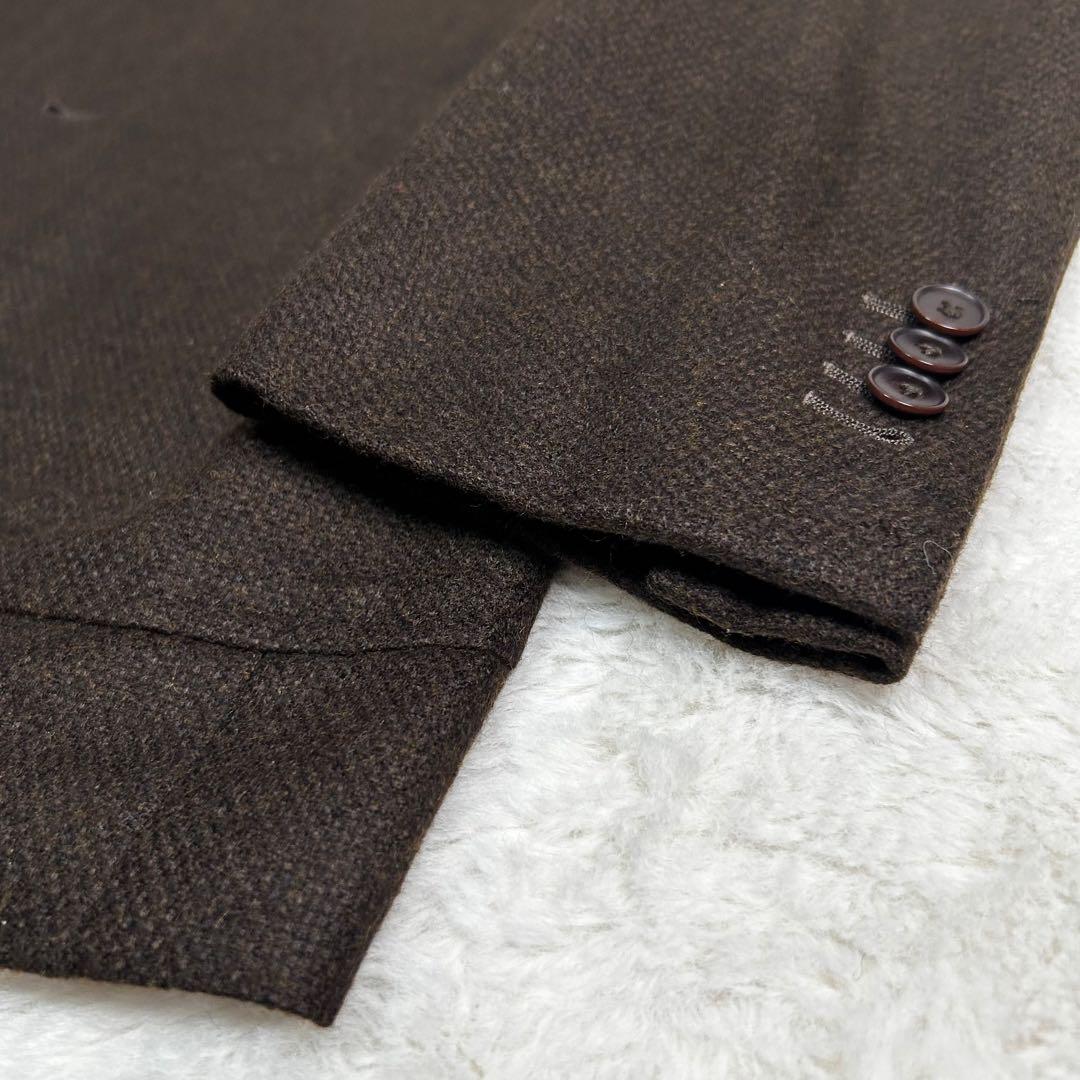 SHIPS ×Loro Piana カシミヤ　シルク混　ジャケット　茶色　S