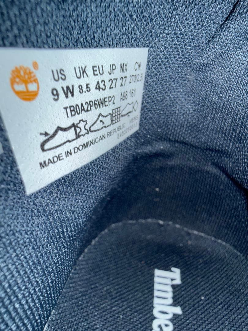 Timberland 6インチ プレミアムブーツ TB0A2P6Ｗ　27.0