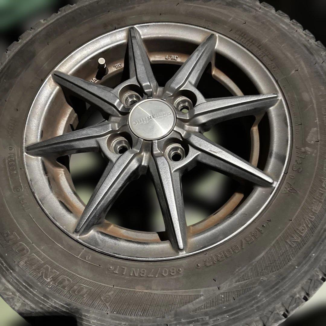 画像追加値下げアルミホイールスタッドレスセット