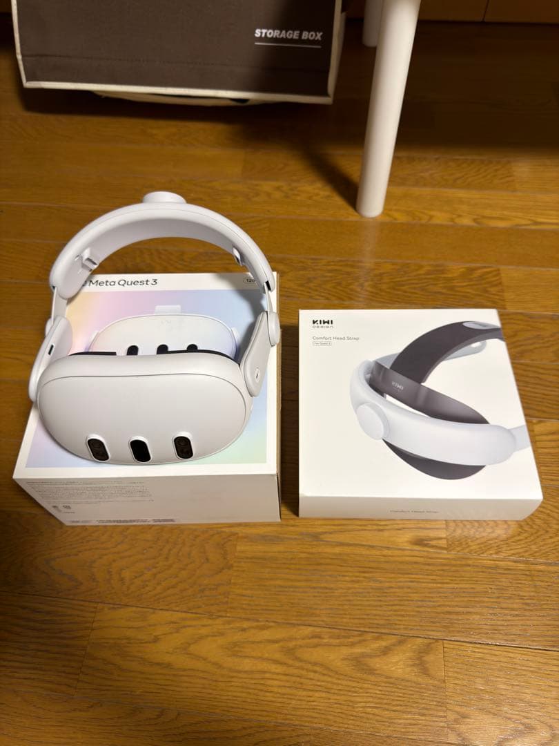  Quest 3 VRヘッドセット ＋ヘッドストラップ＋フェイカバー