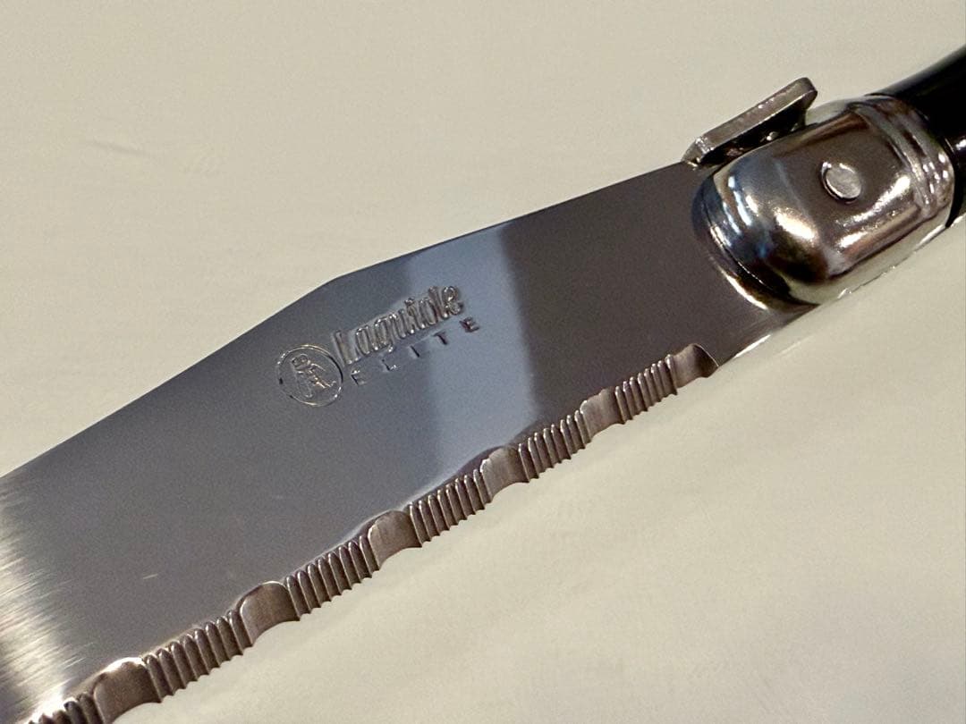 Laguiole elite カトラリーセット 24本入り　ブラック 刻印入り