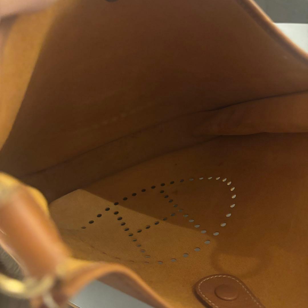 HERMES エルメス エヴリン エブリン　GM キャメル エプソン ショルダー