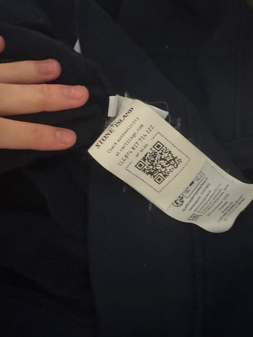 STONE  ネイビー トレーナー