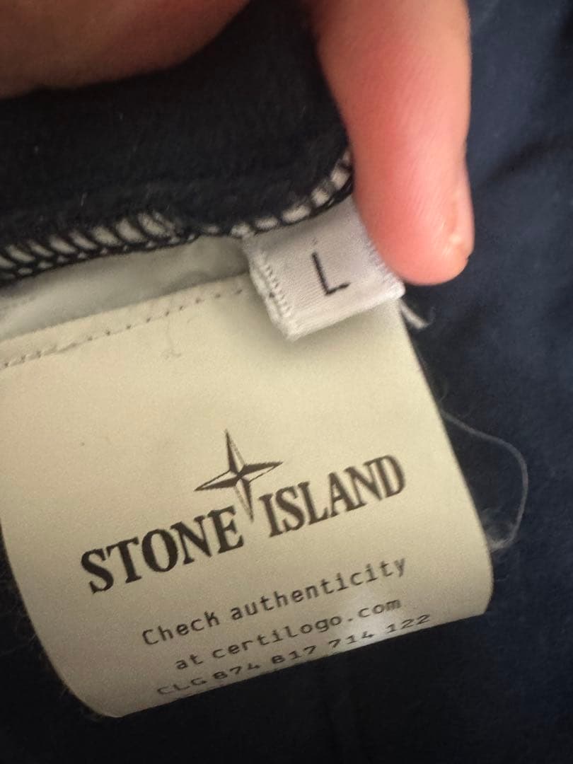 STONE  ネイビー トレーナー