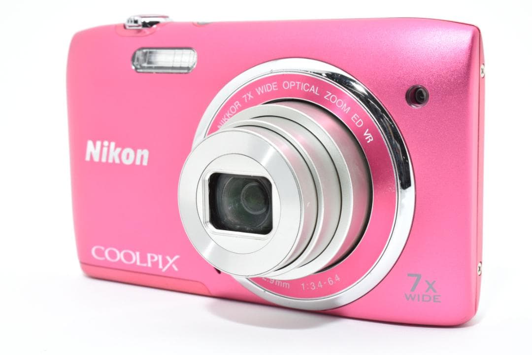 超美品 ニコン COOLPIX S3500 コンパクトデジタルカメラ ピンク