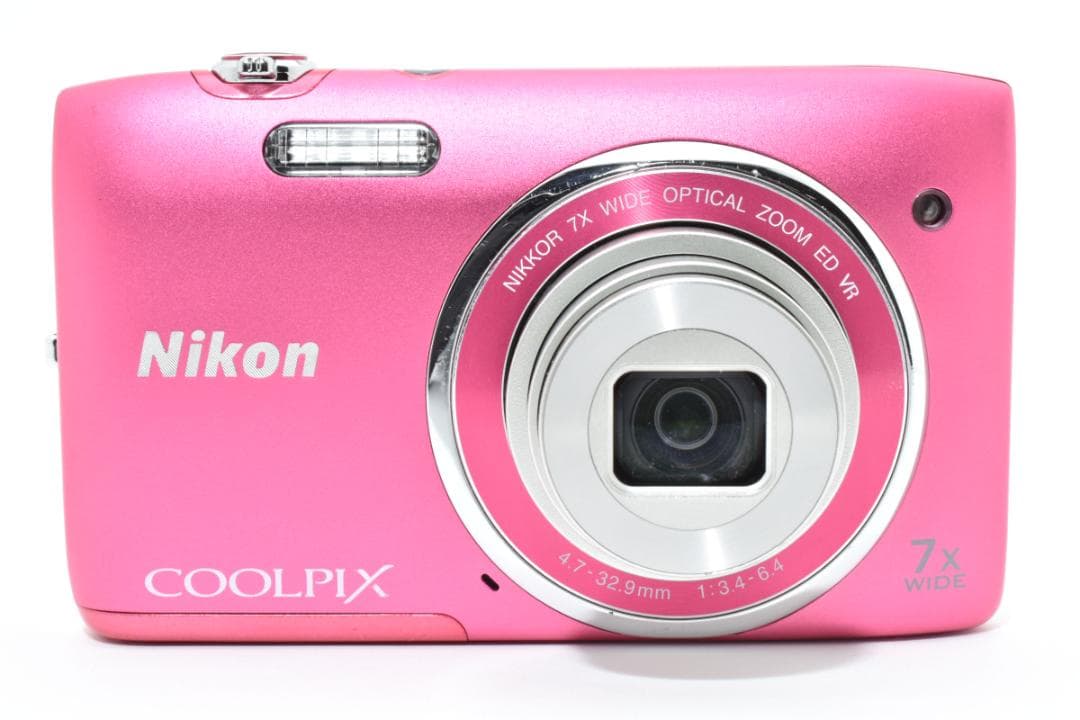 超美品 ニコン COOLPIX S3500 コンパクトデジタルカメラ ピンク
