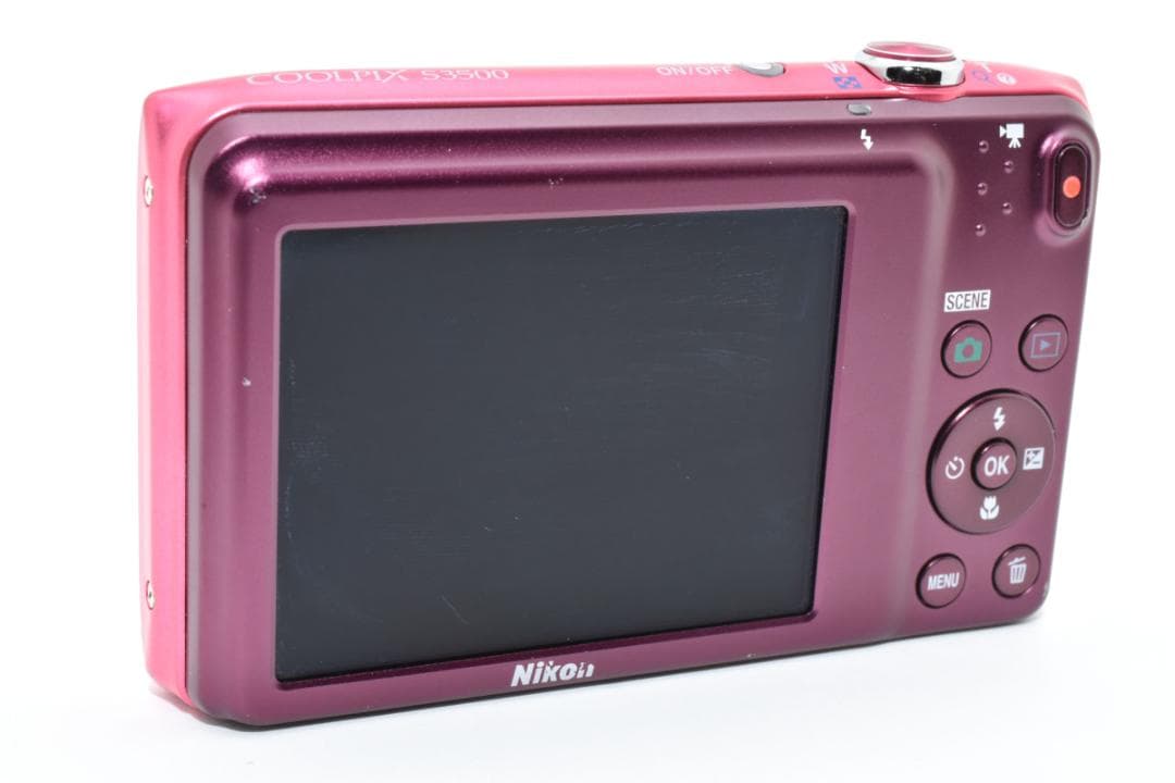 超美品 ニコン COOLPIX S3500 コンパクトデジタルカメラ ピンク