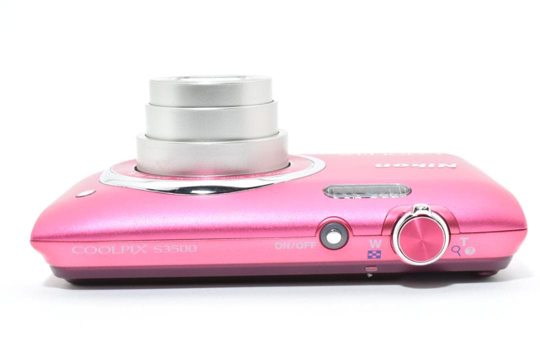 超美品 ニコン COOLPIX S3500 コンパクトデジタルカメラ ピンク
