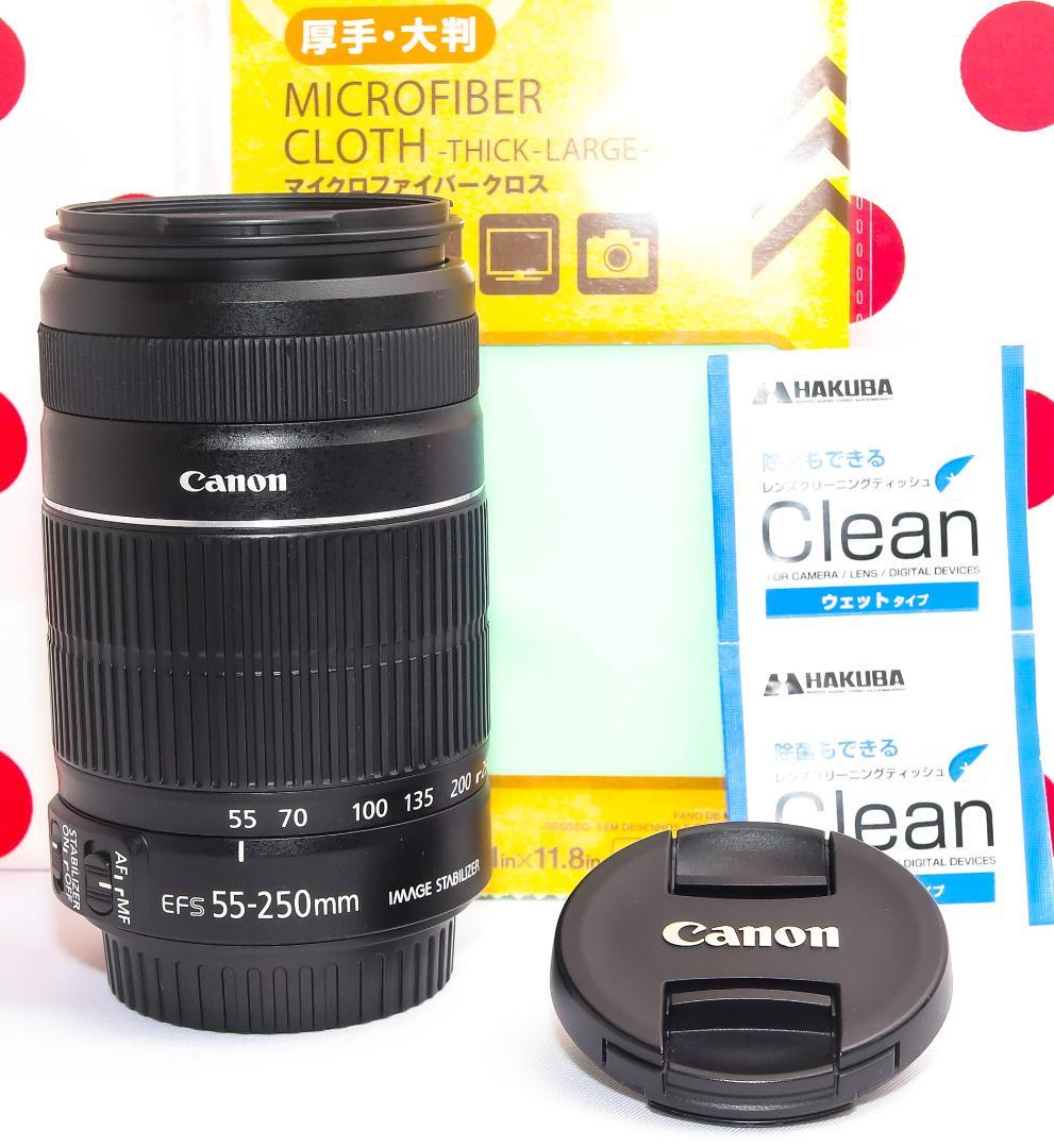 キャノン Canon EF-S 55-250mm IS II❤安心の手振れ補正付