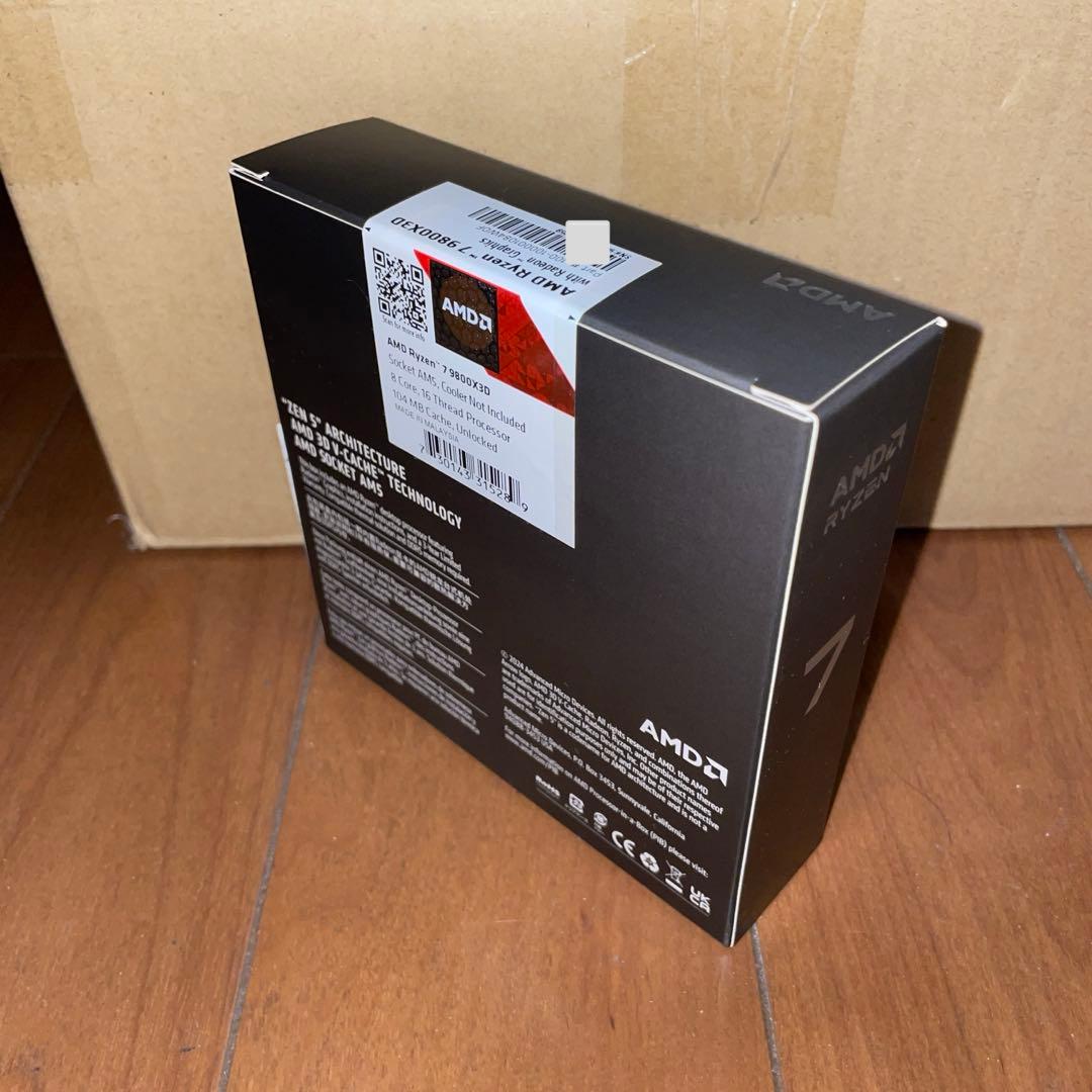 AMD CPU Ryzen 7 9800X3D【新品未開封】