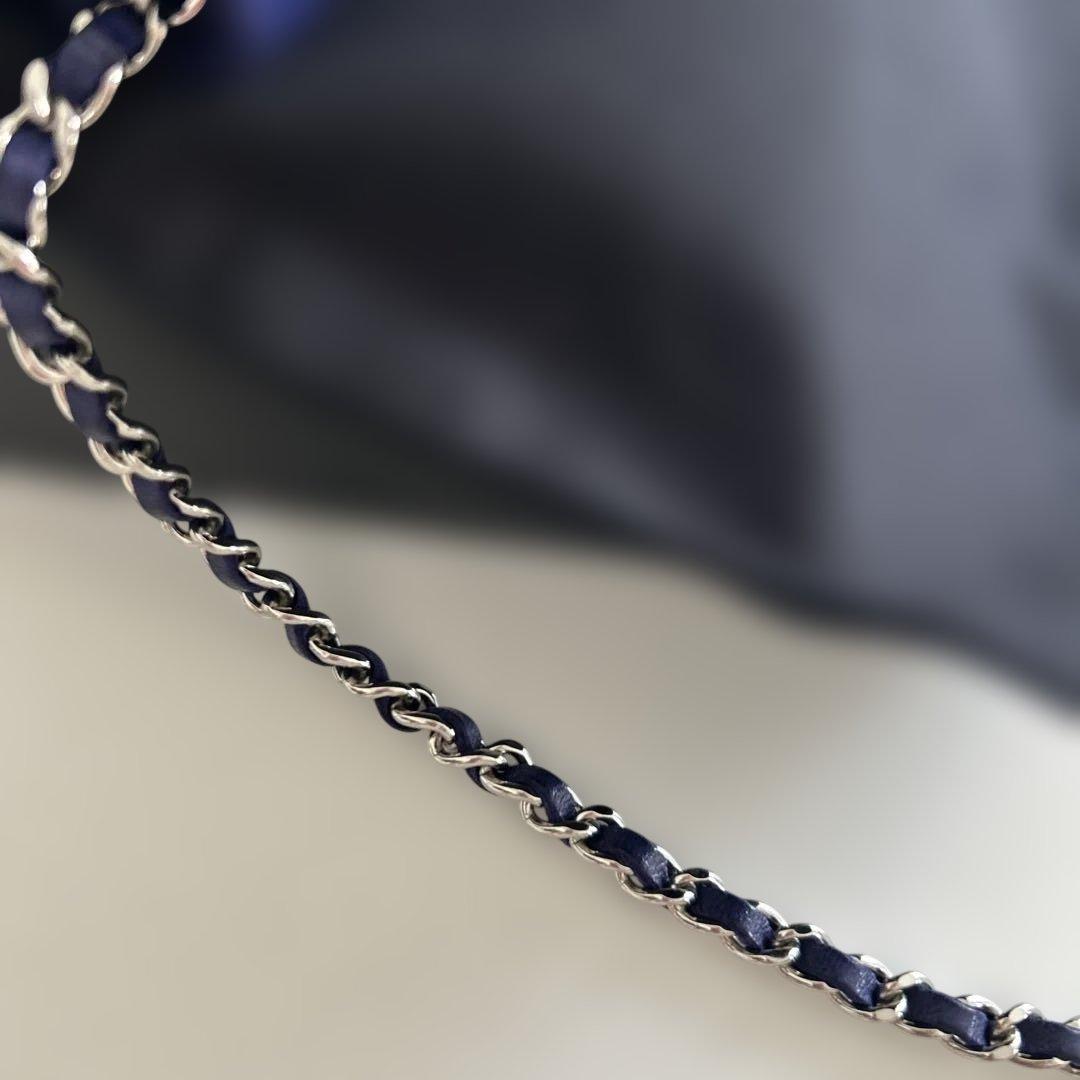 CHANEL チェーンウォレット　バイオレットカラー