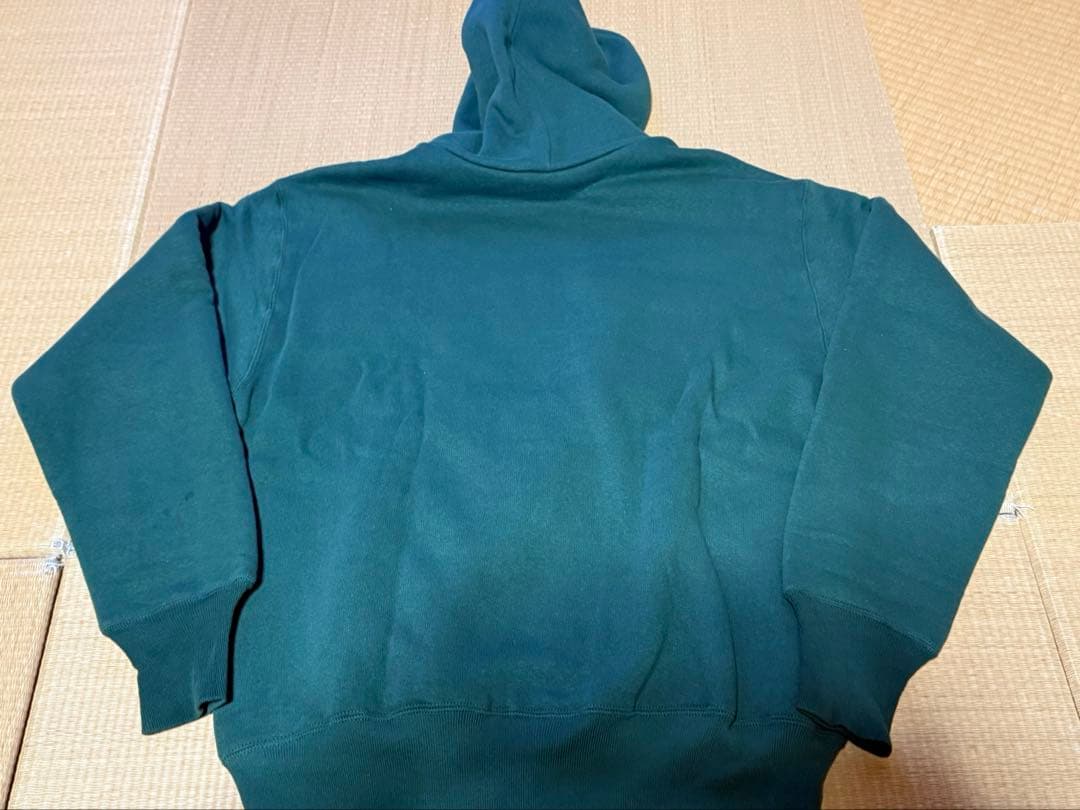 ジョングラッコー　ダークグリーン ダブルフェイス　後付けパーカー